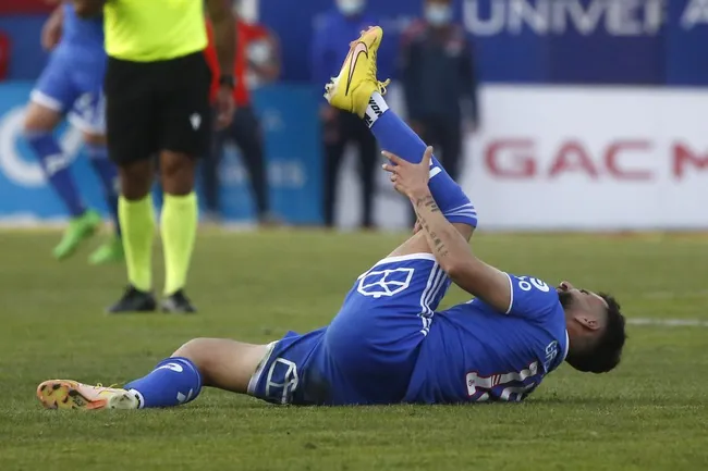 Las lesiones han sido el gran problema de Gallegos en la U | Foto: Jonnathan Oyarzun/Photosport