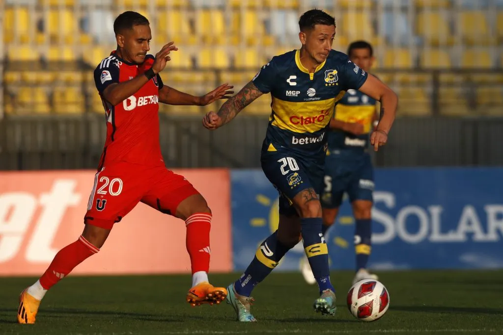 Mateos es el mejor jugador del Campeonato Nacional, según aplicación Sofascore (Andres Pina/Photosport )