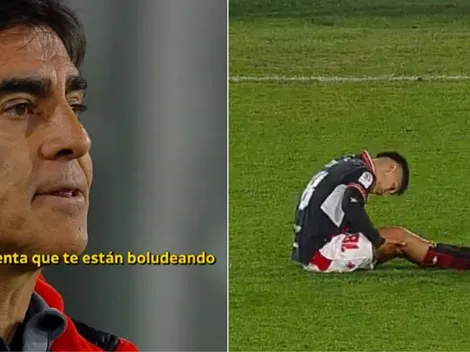 Video: Quinteros desató su furia contra los árbitros