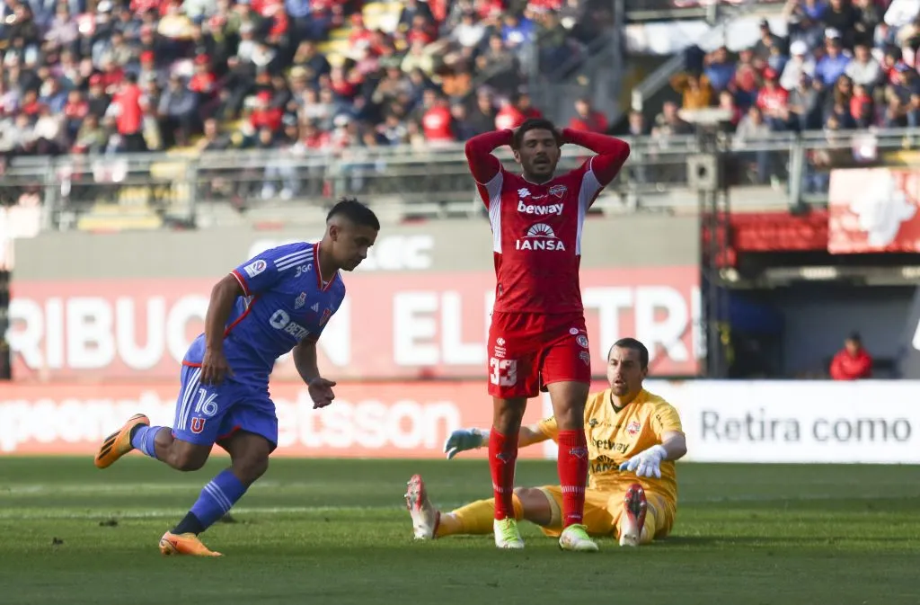 Nicolás Guerra anotó en la igualdad de la U ante Ñublense | Foto: Photosport