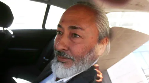 Marco Antonio López Spagui, Parived, saliendo de tribunales tras ser formalizado.