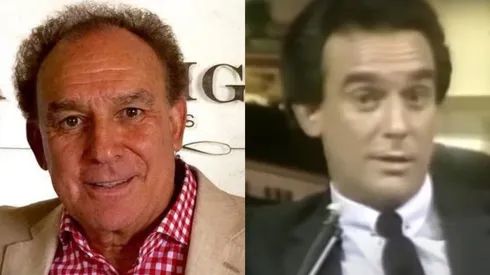 César Antonio Santis en la actualidad y en una de sus apariciones en el programa Hablemos de...