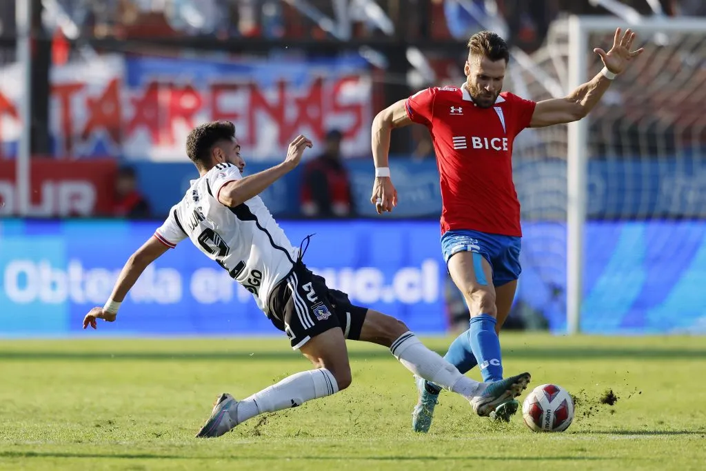 Kagelmacher sufrió el desgarro contra Colo-Colo.  Pepe Alvujar/Photosport