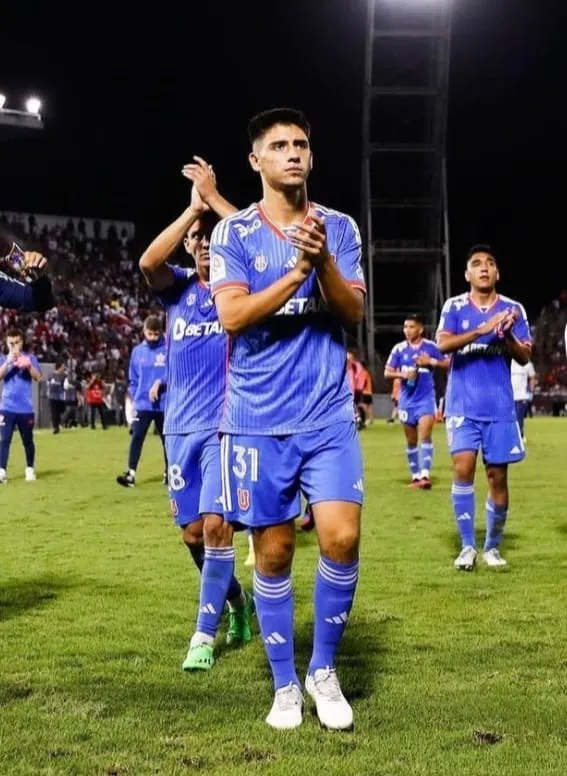 El joven David Retamal, tiene su primera citación oficial en la U (Prensa Universidad de Chile)