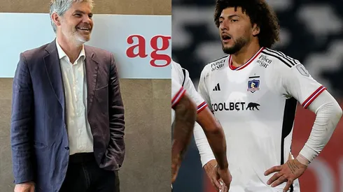 Juan Cristóbal Guarello cree que Peluca Falcón entró a la lista de transferibles de Colo Colo (Foto: Agricultura | Photosport)