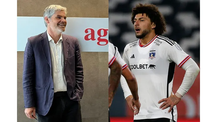 Juan Cristóbal Guarello cree que Peluca Falcón entró a la lista de transferibles de Colo Colo (Foto: Agricultura | Photosport)