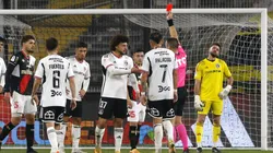 Falcón fue expulsado tras una dura infracción al juvenil de Curicó, Nicolás Barrios.