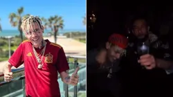 Marcianeke compartió con Mauricio Isla tras la salida del jugador de la UC.