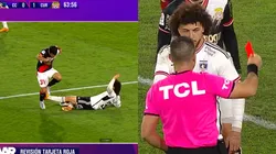 Maximiliano Falcón fue expulsado (Foto: TNT Sports)