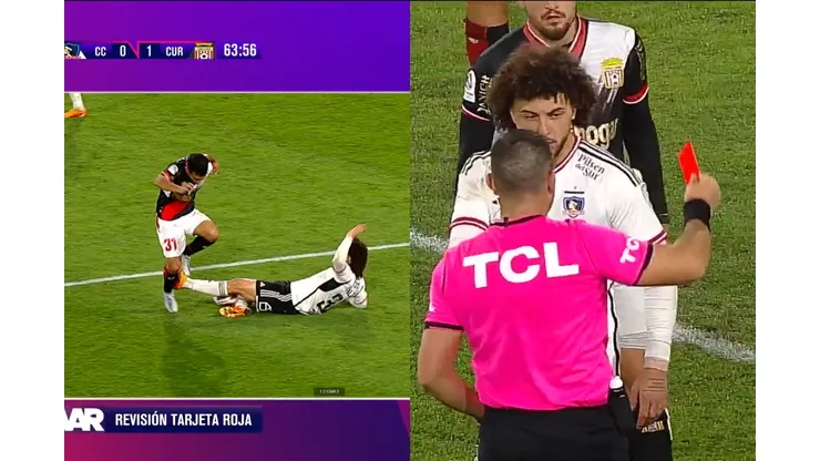 Maximiliano Falcón fue expulsado (Foto: TNT Sports)