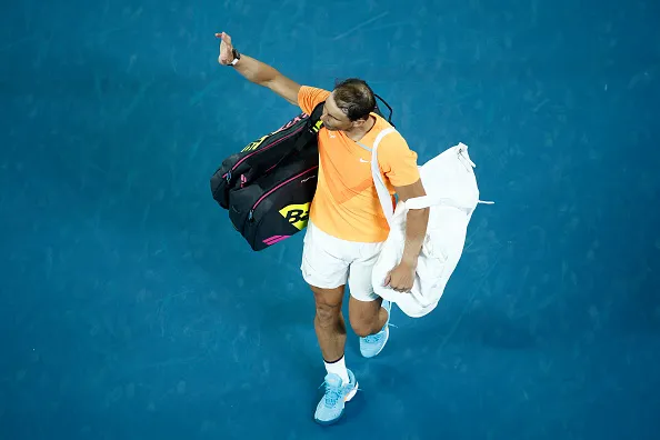Nadal se lesionó en el Abierto de Australia 2023 (Getty Images)