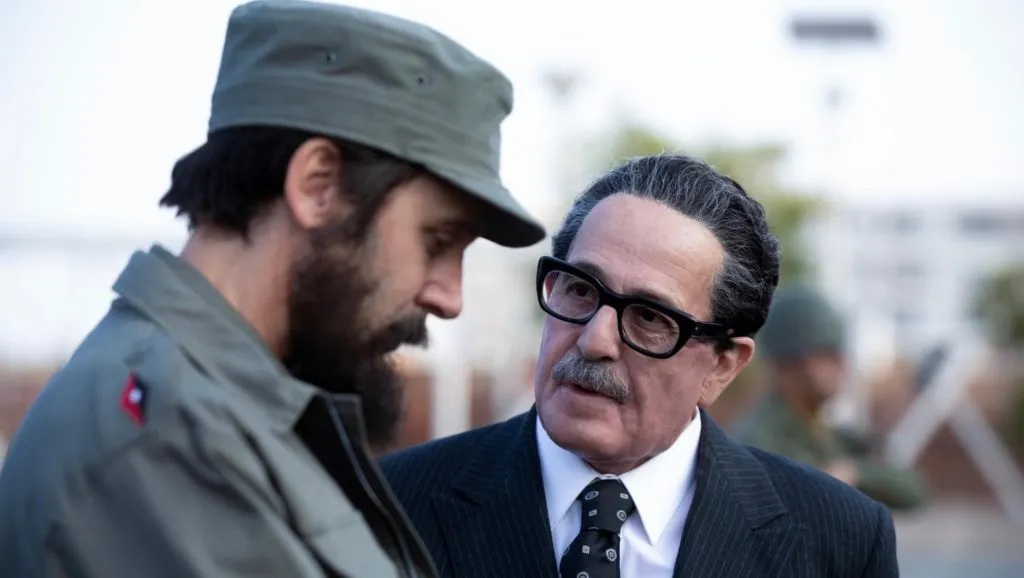 Así se ve Benjamín Vicuña interpretando a Fidel Castro.(Foto: Parox)