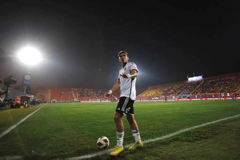 Palacios en el partido ante Unión Española | Foto: Photosport
