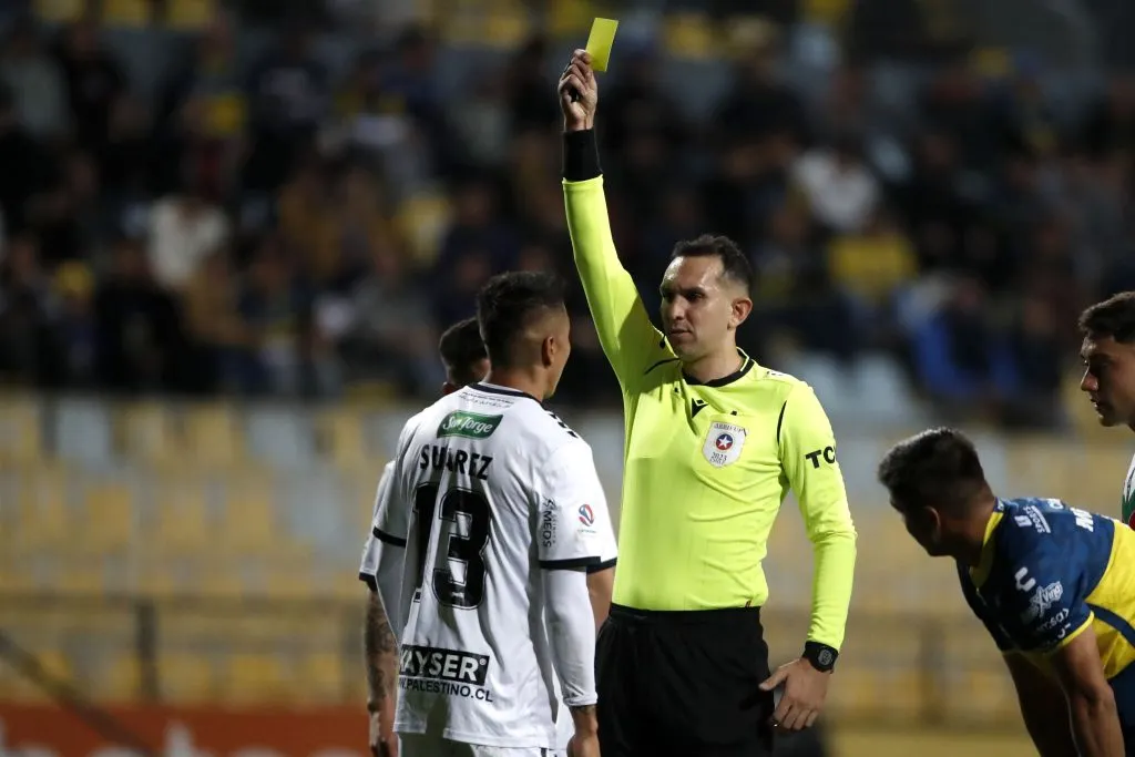 El desempeño de Millas fue criticado por el plantel de Palestino | Foto: Photosport