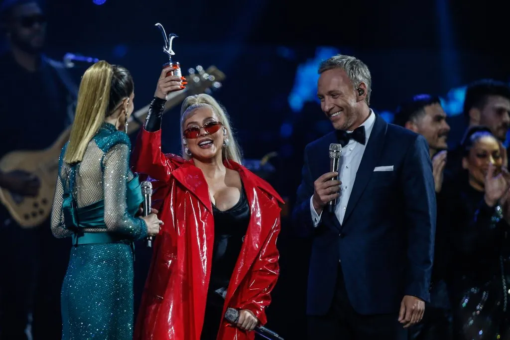 Vina del Mar, 23 de Febrero de 2023
La cantante Christina Aguilera se presenta en la quinta noche del Festival de Vina del mar 2023. Recibe Gaviota de Plata.

Sebastian Cisternas/Aton Chile