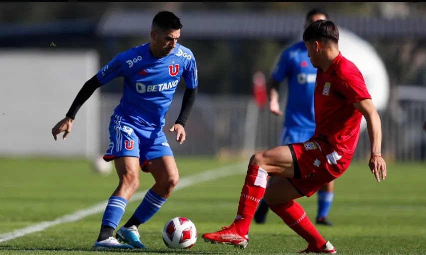 60′ minutos jugó Leandro Fernández ante Curicó Unido (Prensa Universidad de Chile)