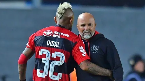 El quiebre entre Arturo Vidal y Jorge Sampaoli es fuerte en Flamengo