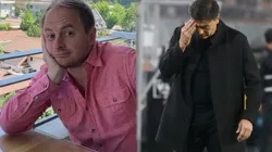 Coke Hevia repasa a Gustavo Quinteros por la eliminación de Colo Colo en la Copa Libertadores (Foto: Photosport)