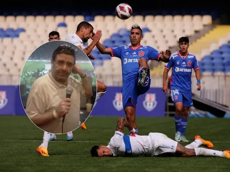 Locutor de la U: "Primera vez que me toca un partido que se reanude"