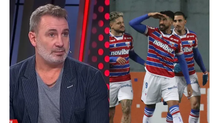 Marcelo Barticciotto reaccionó al gol de Juan Martín Lucero (Foto: ESPN y Photosport)