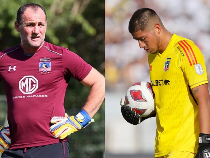 Claudio Arbiza le regala un consejo a Brayan Cortés en Colo Colo