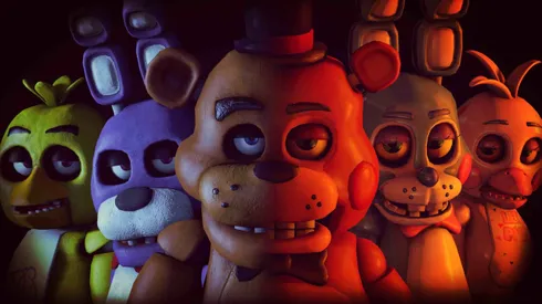Los protagonistas de Five Nights at Freddy’s.