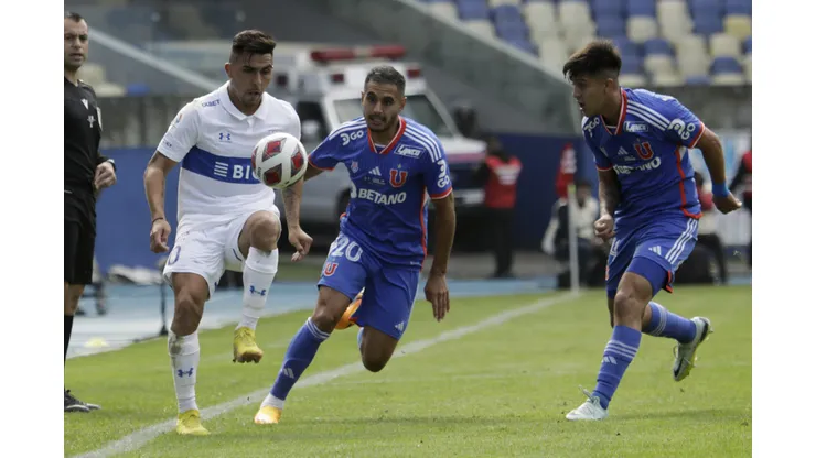 Universidad de Chile y Universidad Católica se miden por la fecha 12 del Campeonato Nacional 2023 (Foto: Photosport)
