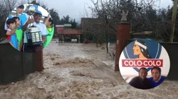 Exjugador de Colo Colo vive en carne propia el drama de las inundaciones