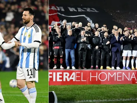 VIDEO: Messi anota un hat-trick a ex Colo Colo y comparte cancha con ex U