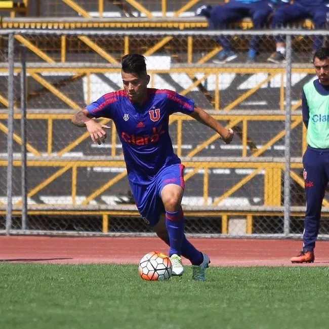 Mathías, en sus años en azul durante su etapa formativa (Archivo)