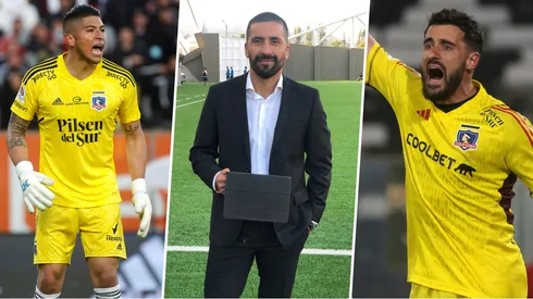 Una linda lucha existe en el arco de Colo Colo entre Cortés y de Paul.