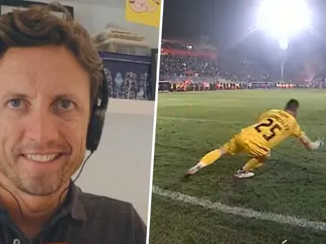 Sagredo es categórico sobre el penal atajado de González a Guerra: "Con VAR lo repiten"