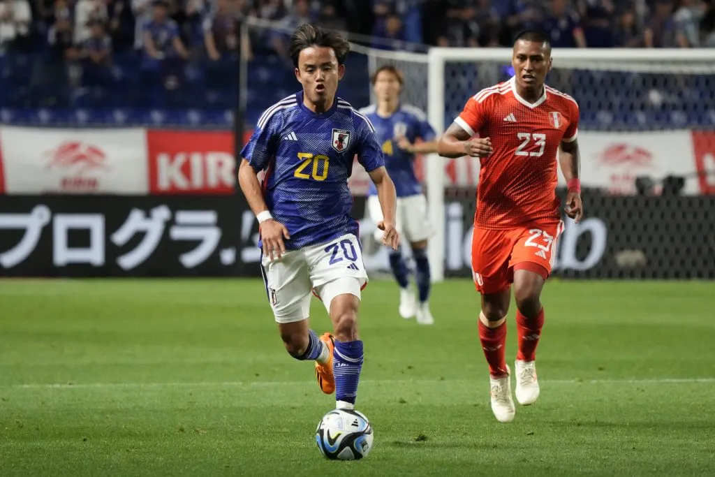 Takefusa Kubo tuvo que salir a pedir disculpas por su ingrato gesto (Getty Imahges)