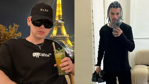 Bizarrap y Rauw Alejandro.