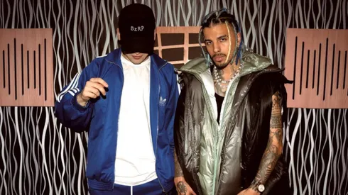 Bizarrap y Rauw Alejandro.