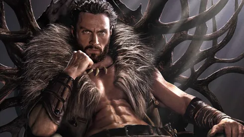 Aaron Taylor-Johnson como Kraven the Hunter.