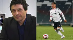 Marco Sotomayor no le deja pasar una a Jordhy Thompson.