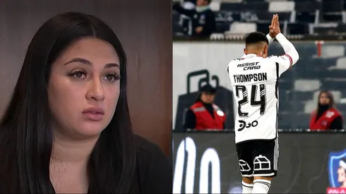 Camila Sepúlveda, exp areja de Jordhy Thompson, arremetió contra el jugador albo en Redes Sociales.