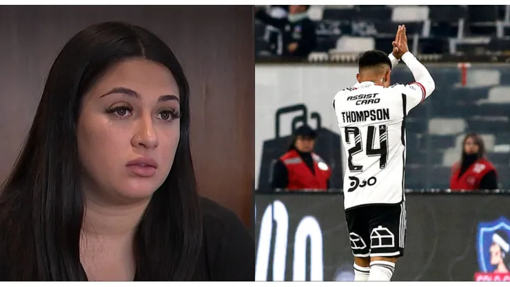 Camila Sepúlveda, exp areja de Jordhy Thompson, arremetió contra el jugador albo en Redes Sociales.