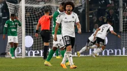 Maximiliano Falcón vivió el amistoso como si fuera una verdadera final.