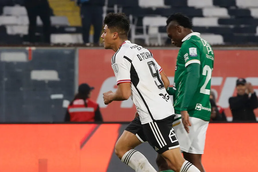 Damián Pizarro quedó feliz con su gol. | Foto: Photosport