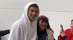 Cruz no se quiso perder el partido del Cacique.