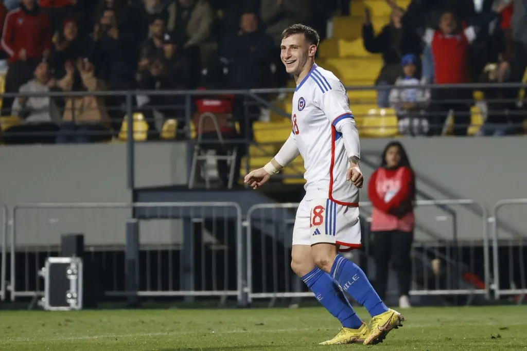 Barticciotto celebró sus dos primeros goles con la camiseta del Equipo de Todos | Foto:  Raul Zamora/Photosport