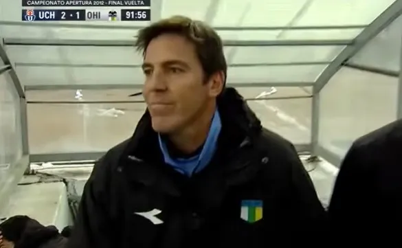 Berizzo en la final del año 2012 (Captura CDF)