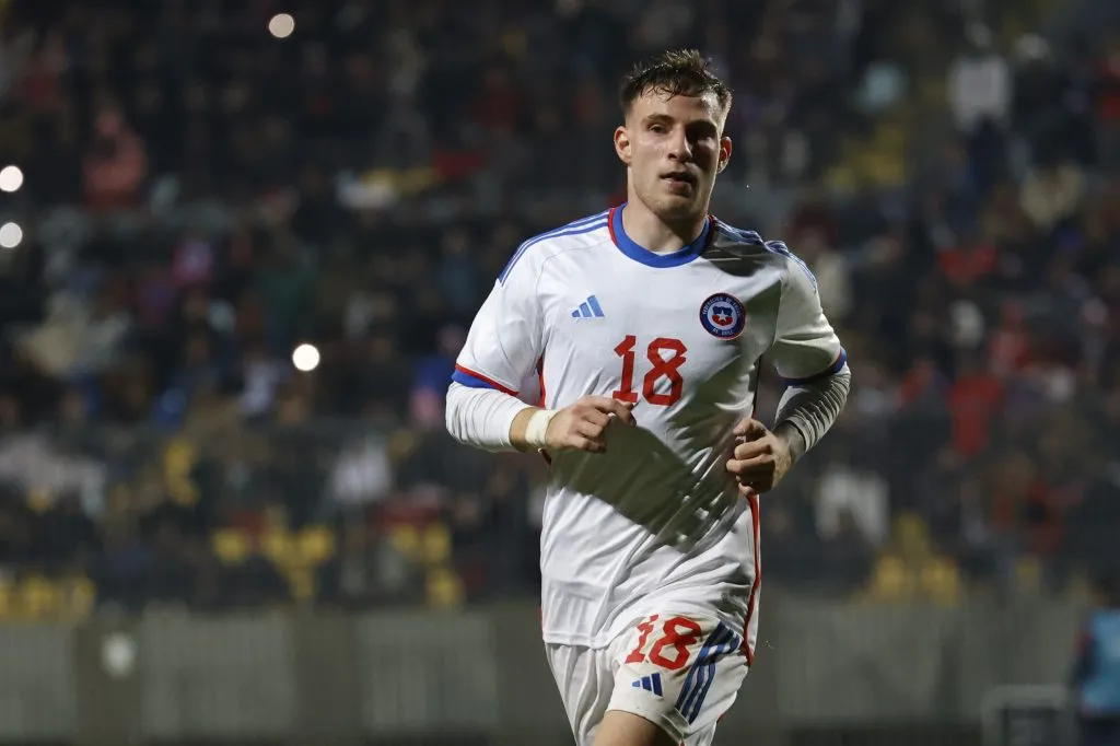 Bruno Barticciotto tuvo una noche de ensueño marcando dos goles en la goleada de la Selección Chilena por 5-0 ante República Dominicana (Foto: Photosport)