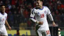 Bruno Barticciotto y su primer doblete con La Roja | Foto: Photosport