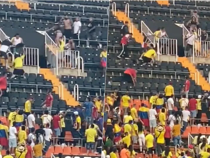 Barristas colombianos siembran el terror con dura gresca