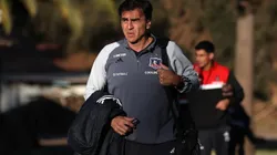 Gustavo Quinteros prepara en Pirque el partido ante Deportivo Cali (Foto: Colo Colo)