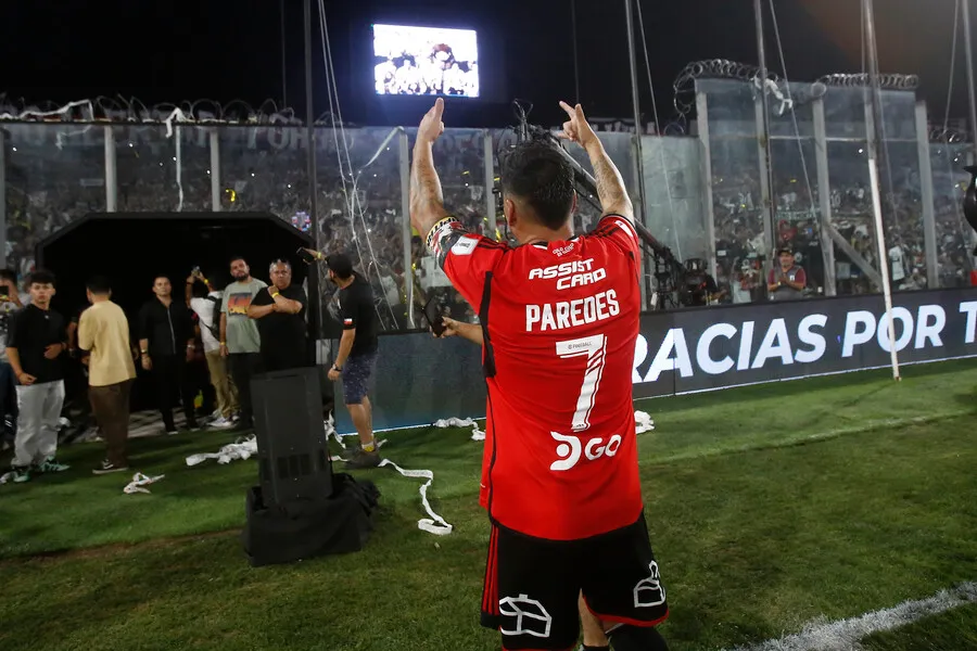 Esteban Paredes se había retirado el 25 de marzo en el Estadio Monumental. | Foto: Photosport