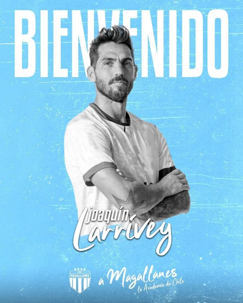 Joaquín Larrivey es el primer refuerzo de Magallanes